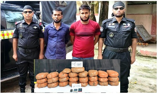 কুমিল্লায় ৫১ গাঁজাসহ ২ মাদক ব্যবসায়ী গ্রেফতার